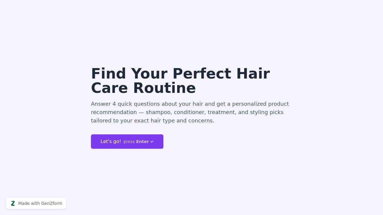 {"en":"Hair Care Product Recommendation Quiz Template"}