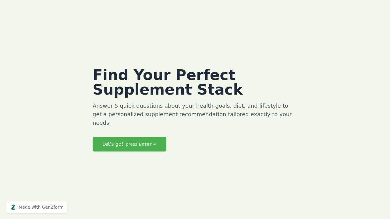 {"en":"Supplement Recommendation Quiz Template"}