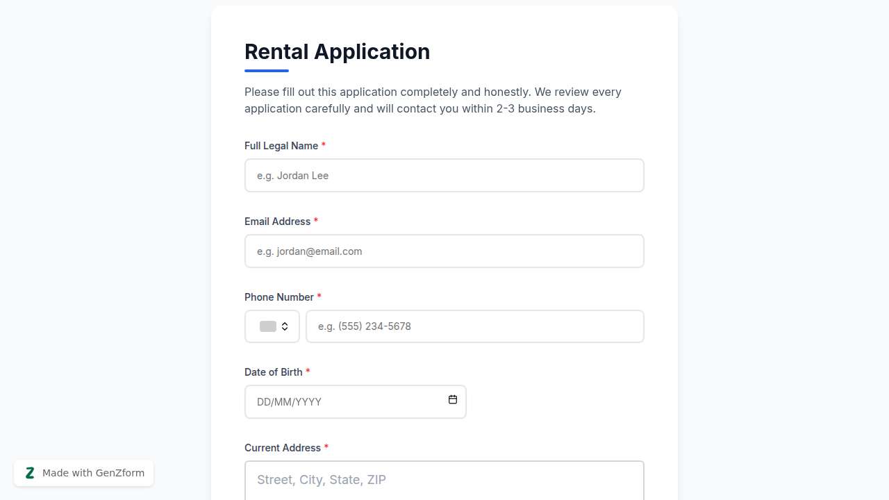 {"en":"Rental Application Form Template for Landlords and Property Managers"}