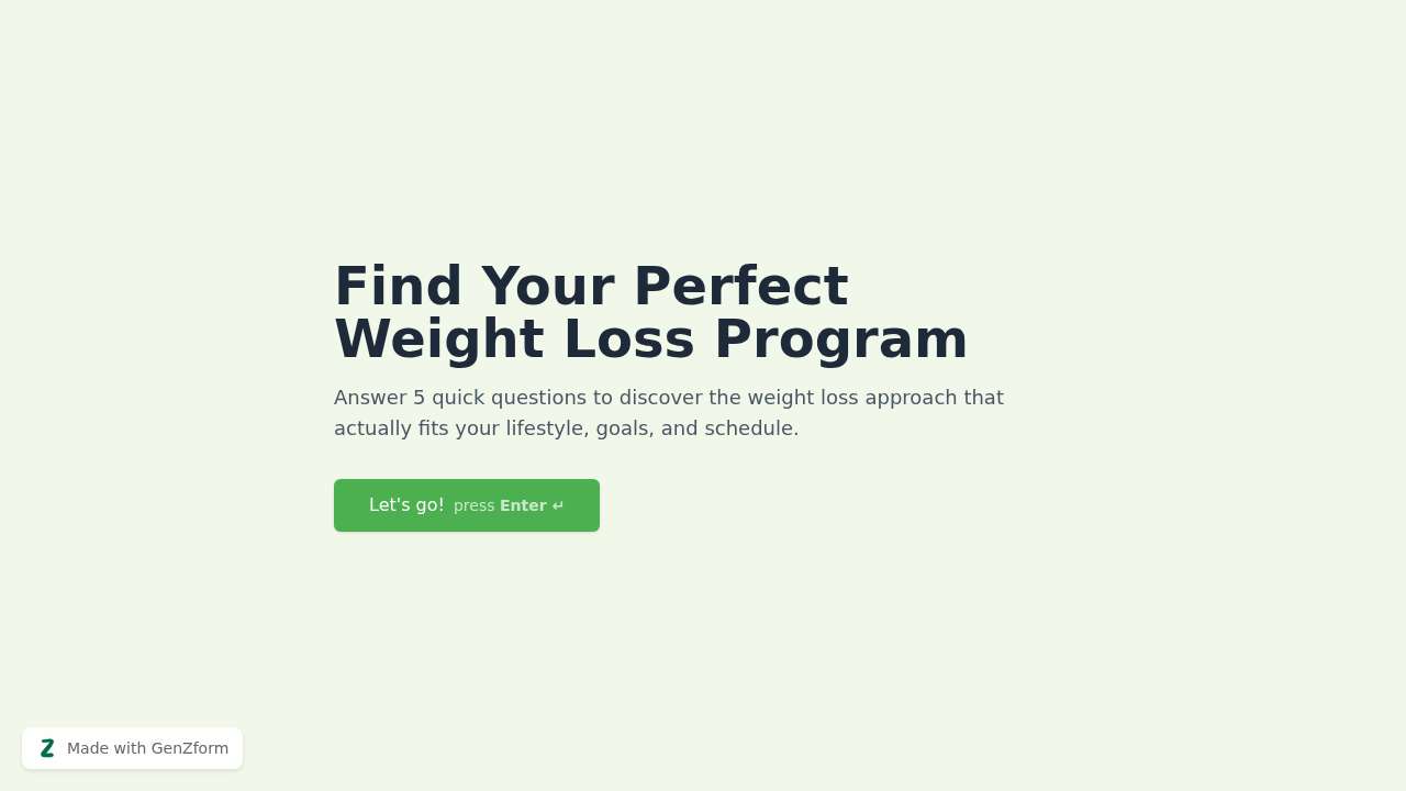 {"en":"Weight Loss Program Finder Quiz Template"}