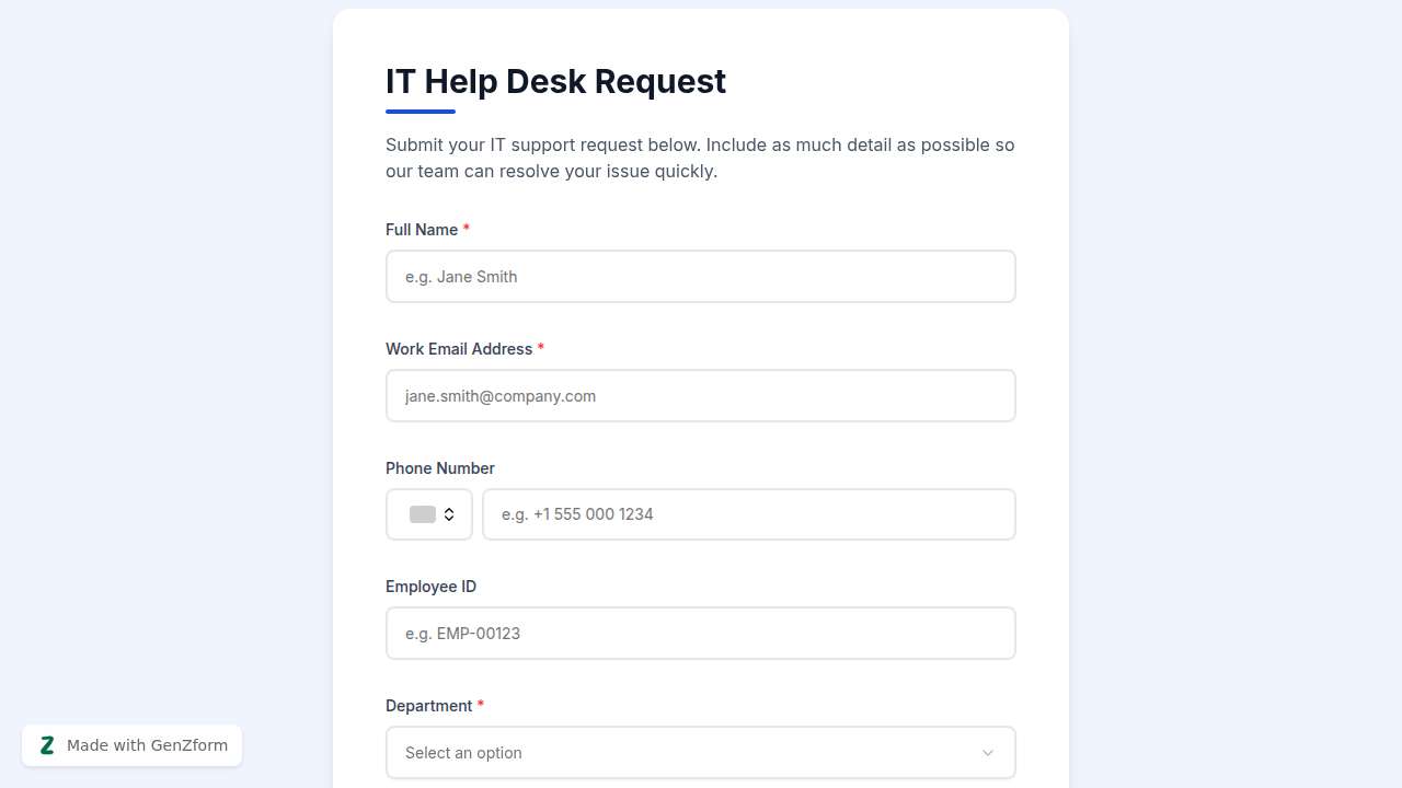 {"en":"IT Help Desk Request Form Template"}