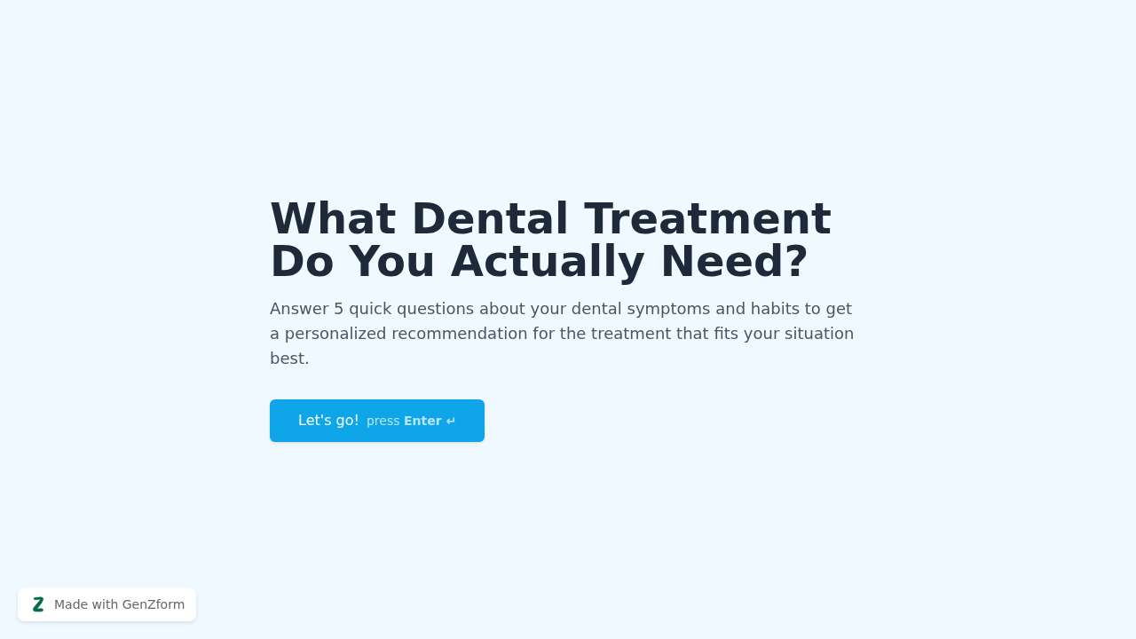 {"en":"Dental Treatment Needs Quiz Template"}