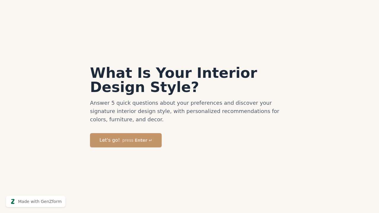 {"en":"Interior Design Style Quiz Template"}